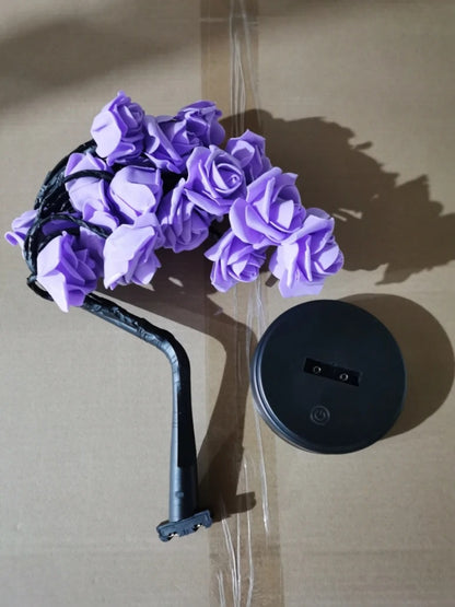 Limited Edition - Light Purple Rose LED Lamp