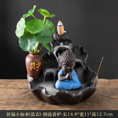 Zen Harmony - Buddha Backflow Incense Burner