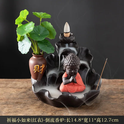 Zen Harmony - Buddha Backflow Incense Burner