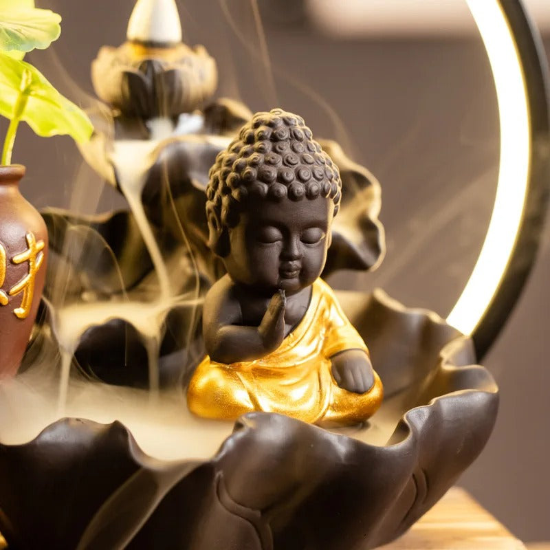 Zen Harmony - Buddha Backflow Incense Burner